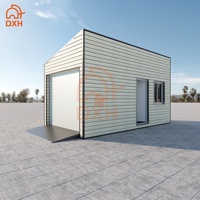 Garage préfabriqué portable sur mesure DXH Factory, abri pour voiture avec panneaux sandwich et structure en acier, abri de stockage étanche en kit