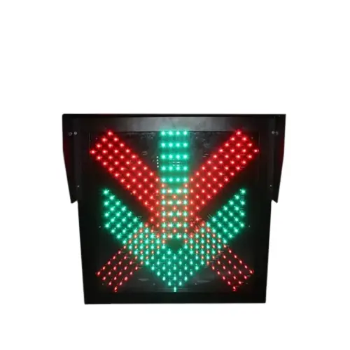 400*400Mm Trạm Thu Phí Led Chữ Thập Đỏ Green Arrow Đèn Tín Hiệu Giao Thông