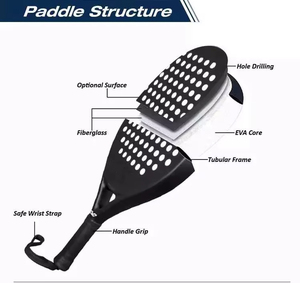 QK Overgrip Leggero in Fibra di Carbonio Cinese - <span class=keywords><strong>Racchetta</strong></span> da <span class=keywords><strong>Padel</strong></span> Personalizzabile di Alta Qualità per Uso Sportivo - Product Image 4