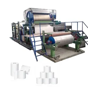 High Speed Paper Corrugated Cardboard Carton to Kraft Fluting Paper Roll Making Machine