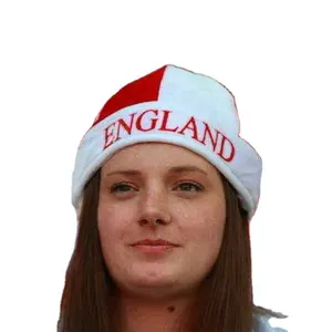 EK2024英国足球球迷帽带角英国足球维京帽