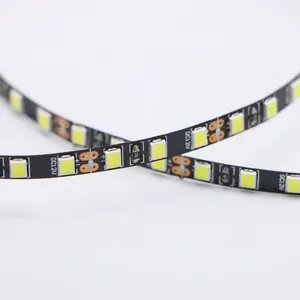 Waterproof Led Strip Black Board 12v 2835 5mm 120eds/m 3000K White CE RoHS SMD Led Strips Light