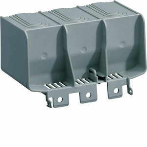Kit Hager 2 Coperture di collegamento frontali per interruttore H3 X160 3P - Product Image 1