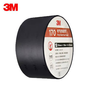 3M Model 170 Elektrikli Siyah PVC Yapışkanlı Su Geçirmez İzolasyon Bandı Düşük Yüksek Voltaj 600V 18mm*10m %150 Çekme Dayanımı 80 - Product Image 2