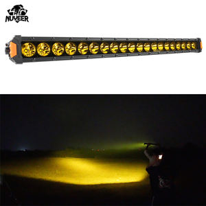 Barra Led Todoterreno 22'' 32'' 42'' 52 Pulgadas Fila Única Blanco y <span class=keywords><strong>Amarillo</strong></span> 12v 24v Lámpara de Conducción para Camión Off-Road 4x4 - Product Image 6