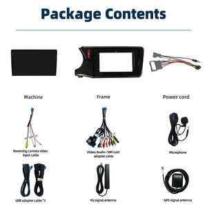 Système multimédia automobile Android 13 7870 2K, autoradio stéréo, caméra 360°, Carplay, DSP, WIFI, 4G, GPS pour Honda City GRACE 2014 - <span class=keywords><strong>2017</strong></span> - Product Image 4