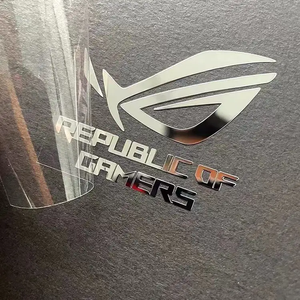 Customized 3D Trademark Metal Label transfer <strong>stickers</strong> for glass cups Waterproof Emboss 3D Logo Metallic Decals Gold <strong>Stickers</strong> - Product Image 5