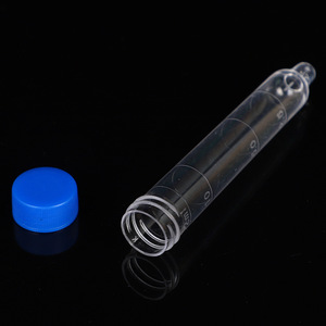 Nokang Screw Type Urine Sediment <b>Tube</b> 12ml <b>Plastic</b> Capped Test <b>Tube</b> For Laboratory Use - Product Image 1