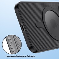 Coque de téléphone de haute qualité, ultra-fine, à motif ondulé, avec aimant réel, en PP, antichoc, compatible avec les modèles 11/12/13/14/15/Pro/Max, fabriquée en usine