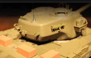 Tanque de batalla principal M26 <span class=keywords><strong>Pershing</strong></span> Heavy 1/16, modelo militar de tiro, juguete de Control remoto todoterreno DE LOS Estados Unidos - Product Image 5