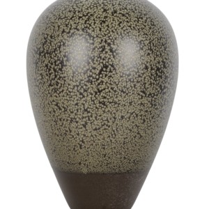 Vaso in Ceramica Rustica Texturizzata, Profilo Arrotondato Maculato, Decorazione per Casa, Soggiorno, Vaso Classico per Fiori - Product Image 3