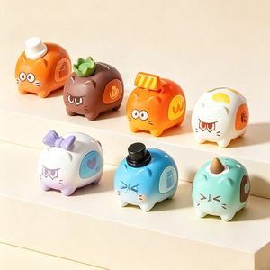 Caja Sorpresa GOGO Cat Car Dingding Cat, 32 Piezas por Caja, Adorno de Dibujos Animados para el Hogar y el Coche, Regalo Unisex - Product Image 3