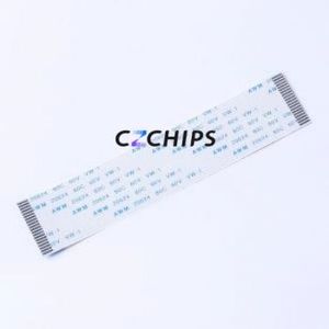 FC-1.0B-20P-100mm FFC <b>Cable</b> (Flexible Flat <b>Cable</b>) P=1mm Connector 20P 1mm 0.3mm Non-Inverting - Product Image 1