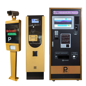 Máquina expendedora de tickets de estacionamiento con lector RFID, dispensador de tickets, barrera automática, construcción de acero inoxidable, fuente de alimentación de 110V/220V - Product Image 3