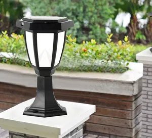 P1762S Outdoor Led Solar Garden Light Solar Gate Lamp