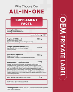 Fadogia Agrestis Cápsulas Turkesterone Suplementos para el cuidado de la salud Gomitas Suplementos para culturismo - Product Image 4