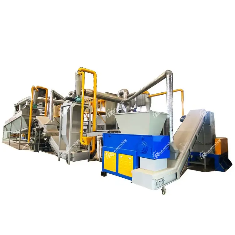 Scrap Lithium Battery Crushing And Recycling Plant Lion-Ion Cells Black Powder Recycling Machine