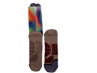 Chaussettes de sport de course en laine de compression personnalisées 20-30 Mmhg Chaussettes de bas personnalisées Chaussettes de compression personnalisées