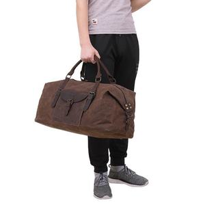 Bolsa de Viaje de Lona Geométrica Vintage, Bolso de Mano, Bolsa de Viaje de Fin de Semana, Unisex, para Exteriores, con Cierre, Impermeable, para Distancias Cortas - Product Image 2