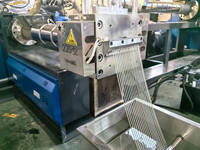 Granulateur de recyclage plastique à vis simple, type compacteur, refroidissement par eau, machine de pelletisation de fils pour films PE PP