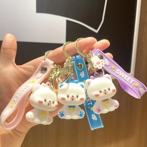 New Design <strong>3D</strong> PVC Kawaii Cute Cartoon Doll <strong>Keychain</strong> <strong>Customized</strong> <strong>Keychain</strong> Animal <strong>Rubber</strong> <strong>Keychain</strong> Car Key Pendant - Product Image 3