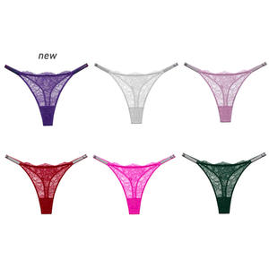 Tanga Sexy <span class=keywords><strong>Secret</strong></span> Espalda en T para Mujer con Rayas y Pedrería, Bragas de Cintura Baja, Tanga sin Costuras, Lencería Íntima, Tanga 686 - Product Image 2