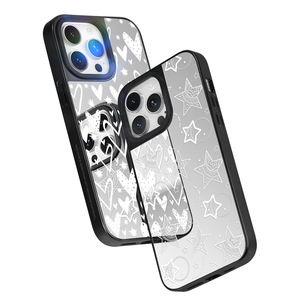 Étui de téléphone portable argenté réfléchissant avec miroir pour iPhone 15 Pro Max 11 13 14 étui de miroir de maquillage étui de téléphone de luxe - Product Image 3