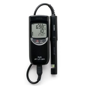 HI991300 HI991301HI99131 เครื่องวิเคราะห์ PH-EC-TDS-c แบบกันน้ำช่วงต่ำ - Product Image 1