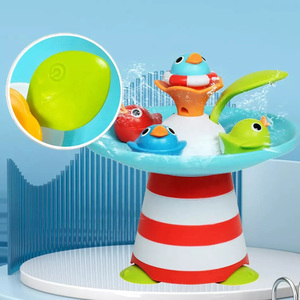 Nuovo prodotto Baby Animal musicale gioco doccia Set vasca da bagno in plastica anatra a caccia di acqua Spray giocattolo - Product Image 6