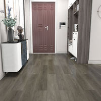 Suelo Vinílico Comercial de PVC con Sistema de Clic, Resistente al Agua, con Aspecto de Madera, de 4mm, 5mm, 6mm, 7mm y 8mm, en Diseño de Espiga, para Reino Unido