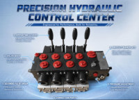 Grue hydraulique télécommandée proportionnelle avec 10 fonctions de joysticks, vanne hydraulique pour levage de charges, télécommande de grue de camion