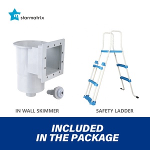 Starmatrix sp3012 thép tường hồ bơi Hot dopped mạ kẽm sóng trên mặt đất Hồ bơi cho trẻ em mua hồ bơi trực tuyến - Product Image 4