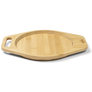 Arminia Wooden Cutting <b>Board</b> Octagonal Natural Wood Color Protective <b>Mat</b> For Tabletop Use - Product Image 5