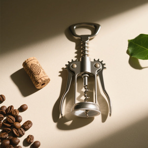 Sacacorchos multifuncional de acero inoxidable para vino y cerveza, uso doméstico - Product Image 2