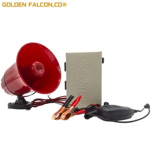 Amplificatore per Auto con Sirena 12V 24V con Altoparlante per Riproduzione di Registrazioni Propaganda e Musica - Product Image 4