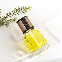 Bouteille de parfum en verre de voiture ronde vide 100ml diffuseur de bouteille de désodorisant de voiture
