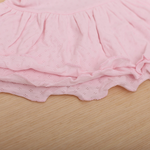 100% cotone traspirante bella petalo manica doppio strato vestiti da estate per i bambini - Product Image 5