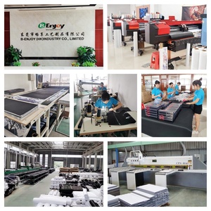 Tapis de mahjong portable et pliable - Surface en tissu imperméable et léger avec dos antidérapant - Product Image 3