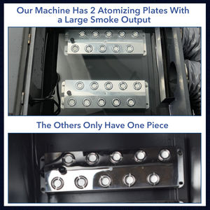 미국 창고 무료 배송 3000W 디지털 화면 DMX 컨트롤 저상형 워터 포그 머신 - Product Image 4