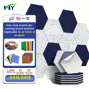 Sợi Polyester Bảng âm thanh bảng cách âm cho khách sạn hấp thụ âm thanh & ghi âm phòng thu phòng ngủ khách sạn - Product Image 1