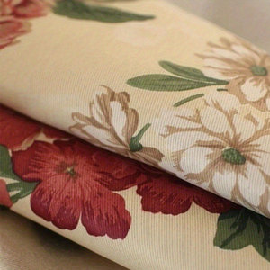 Rideaux imprimés botaniques style <span class=keywords><strong>jardin</strong></span> anglais, motifs floraux roses, voilages filtrants la lumière pour salon et chambre, vente en gros au mètre en rouleau - Product Image 4