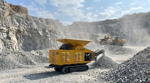 Concasseur à mâchoires mobile miniature économique UJC503 |   Alimentation maximale de 350 mm |   Carrière à petite échelle, recyclage sur site et de la matière première pour la construction routière - Product Image 6