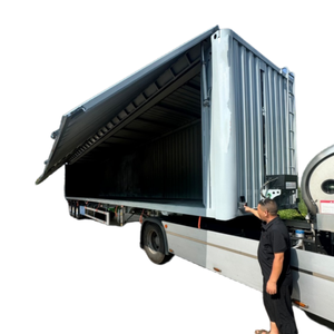 Side-<strong>Opening</strong> Wing Van Truck with Steel Material <strong>Container</strong> Semi-Trailer 3-Axle Bulk Cargo <strong>Transport</strong> Over 30T Payload - Product Image 1
