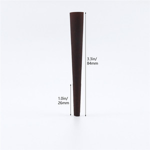 Brown Spiral Paper Sticks Handmade Craft Supplies for DIY Home Decoration - Product Image 2
