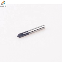 Sólido CNC Carburo de chaflán Router Bits/60/90/120 grado V-Ranura de fresado para madera ¡de aluminio de acero