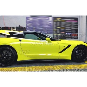สเกิร์ตข้างรถยนต์ลายคาร์บอนไฟเบอร์แท้ สำหรับ Chevrolet Corvette C7 ปี 2014-2017 ชุดแต่งรถยนต์ - Product Image 3