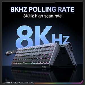 Clavier de jeu ONIKUMA G69 USB filaire à interrupteurs mécaniques magnétiques, rétroéclairage 7-RGB, 8K, 68 touches, hot-swappable, nouveau - Product Image 5