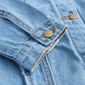 Vestes en jean fantaisie personnalisées pour enfants avec logo, sans marque, provenant du marché chinois - Product Image 5