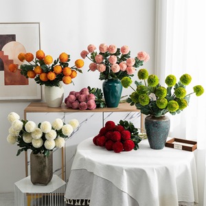 ดอกเบญจมาศและดอกอัลเลียมประดิษฐ์ ดอกเบญจมาศปลอมสำหรับงานแต่งงานและตกแต่งบ้าน - Product Image 1