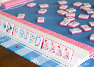 Alas Permainan Mahjong & Poker Seri Miss GINGHAM dari Bahan Lumpur Diatom, Ukuran 31.5 inci*31.5 inci, untuk Mahjong Amerika & Permainan Poker - Product Image 4